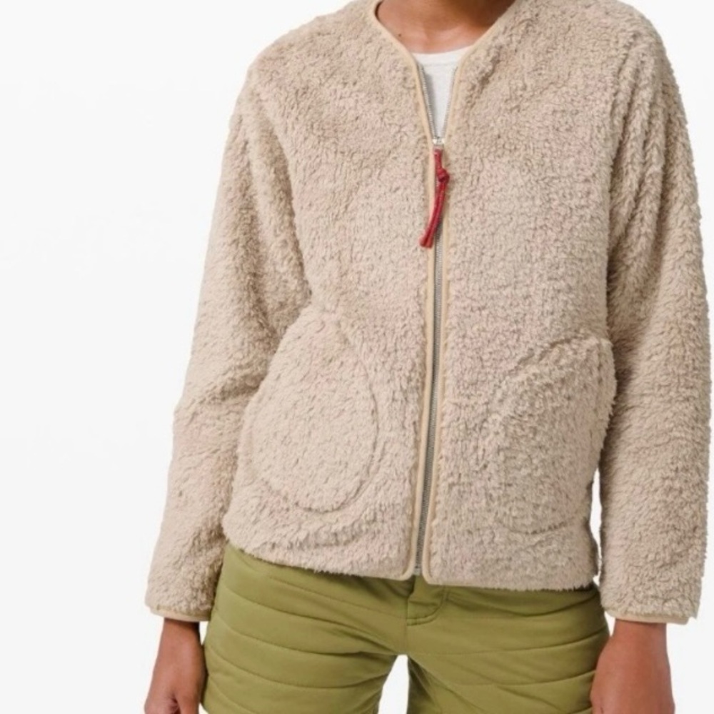 lululemon athletica Tan Teddy Jacket